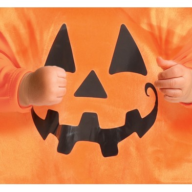 Poncho calabaza Halloween Bebe