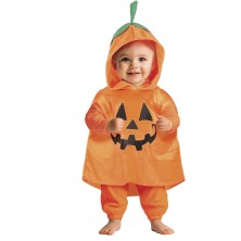 Poncho calabaza Halloween Bebe