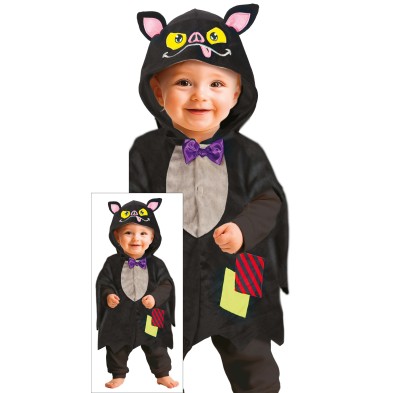 Disfraz Poncho murciélago para bebe