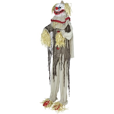 Payaso Espantapájaros con luz sonido y movimiento