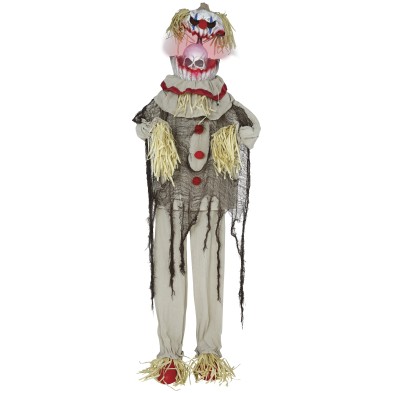 Payaso Espantapájaros con luz sonido y movimiento