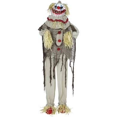 Payaso Espantapájaros con luz sonido y movimiento