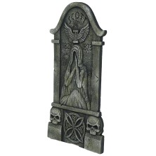 Lápida con fantasma