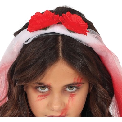 Disfraz de novia terror infantil