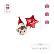 Globo Foil elfo con estrella