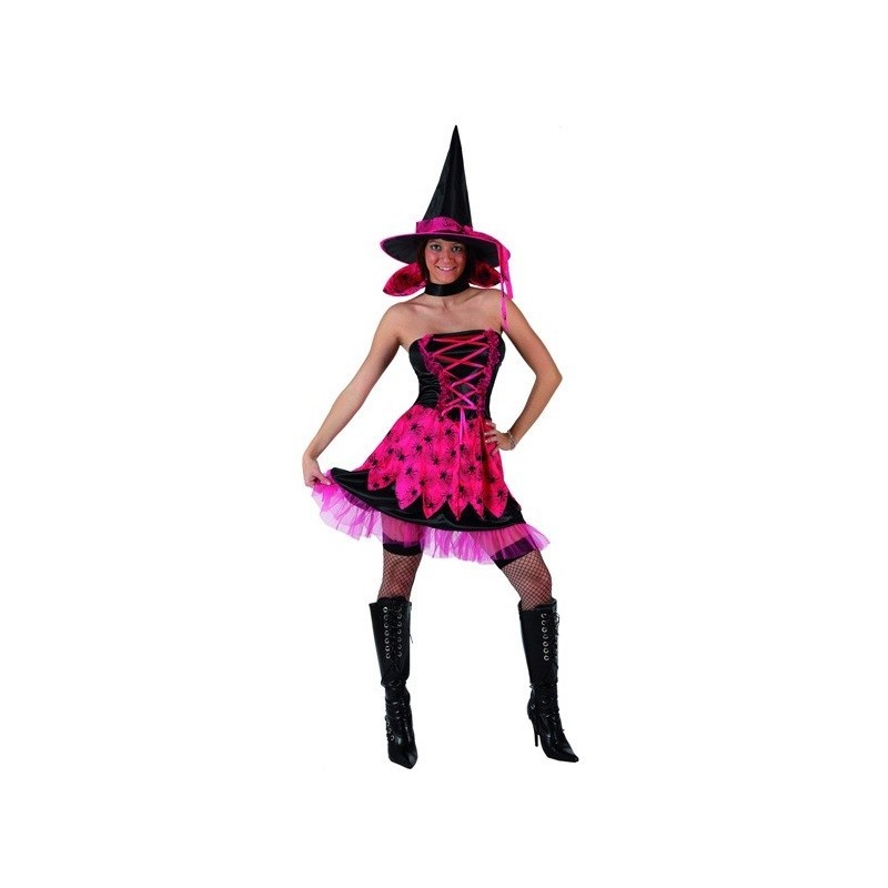 Disfraz de Bruja rosa