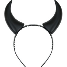 Diadema cuernos negros de diabla