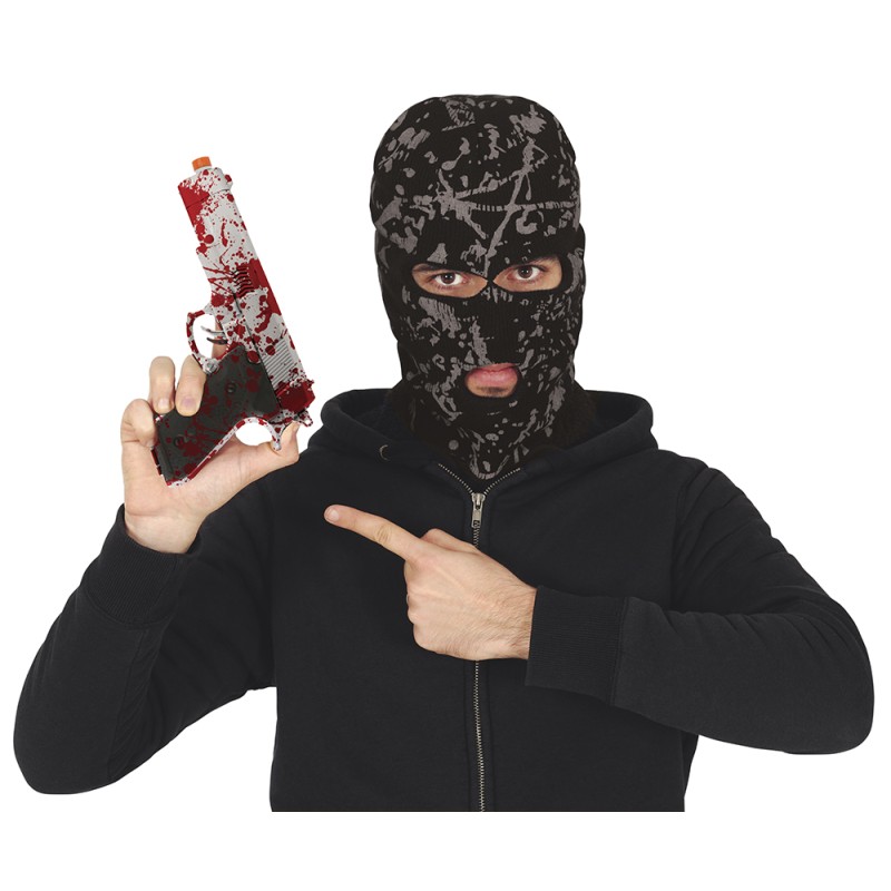 Pistola con sangre
