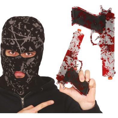 Pistola con sangre