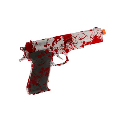 Pistola con sangre