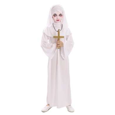 Disfraz de monja blanca infantil