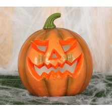 Calabaza Halloween con luz