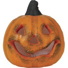 Calabaza con luz