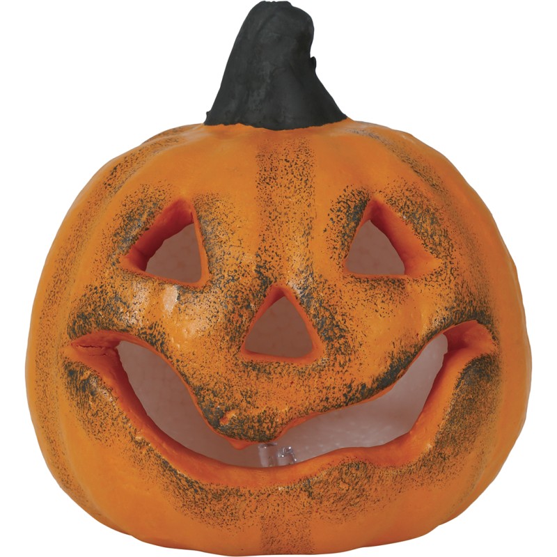 Calabaza con luz