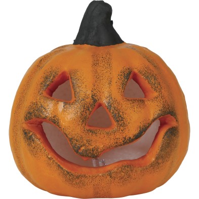 Calabaza con luz