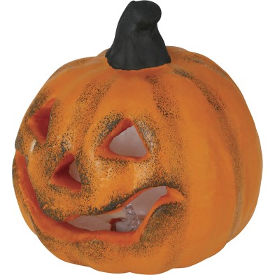 Calabaza con luz