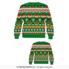 Jersey navidad elfo hombre