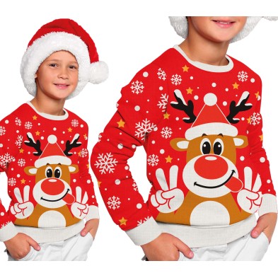 Jersey infantil navidad reno