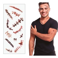 Tatuajes de heridas Halloween