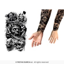 Tatuajes de zombi para  Halloween