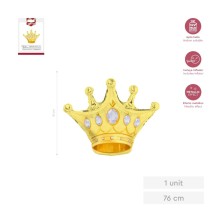 Globo corona oro 76 cm