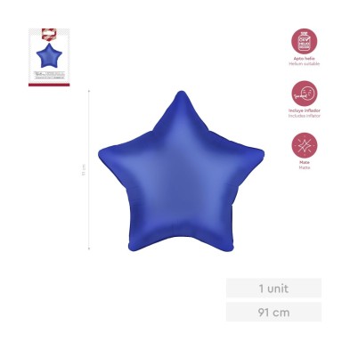 Globo estrella mate