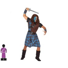 Disfraz de guerrero escocés