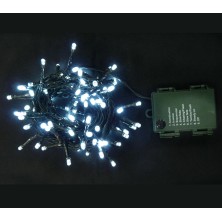 Tira de luces led blanco pilas