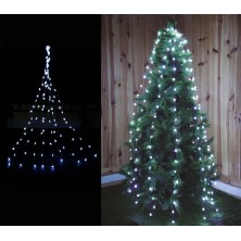 Rama 200 led estrellas blancas