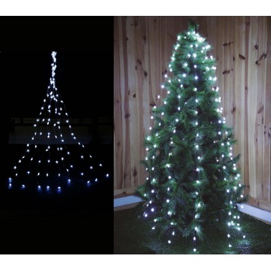 Rama 200 led estrellas blancas