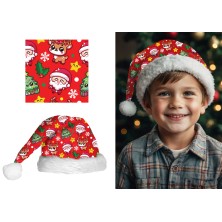 Gorro navidad infantil estampado