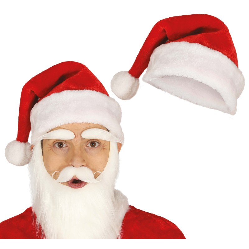 Gorro papa noel lujo