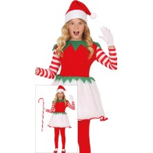 Disfraz de elfa de la navidad