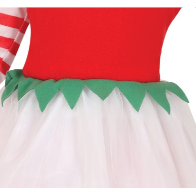 Disfraz de elfa de la navidad