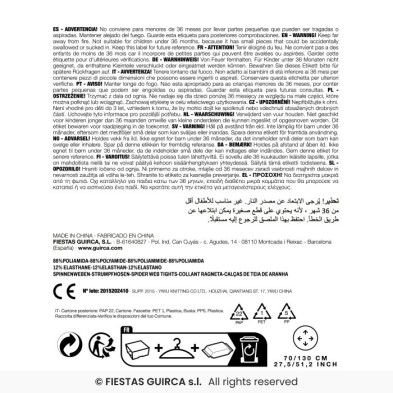 Pantys a rayas rojas y blancas infantil