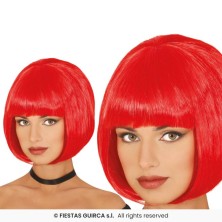 Peluca media melena roja eco