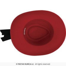 Sombrero Mosquetero rojo infantil
