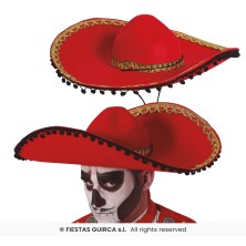 Sombrero Mariachi rojo