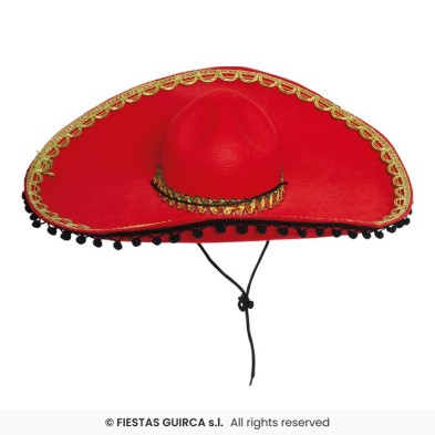 Sombrero Mariachi rojo
