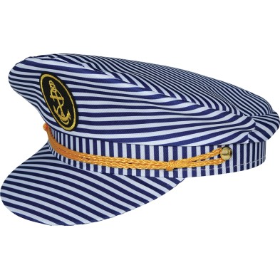 Gorra marinera a rayas
