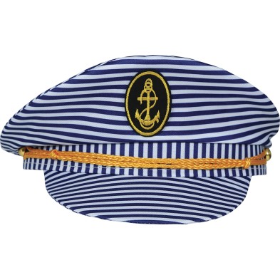 Gorra marinera a rayas