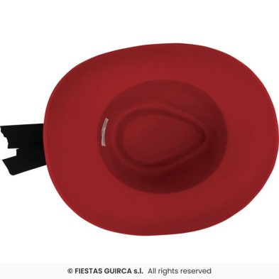 Sombrero Mosquetero Rojo