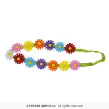Diadema de Flores multicolor
