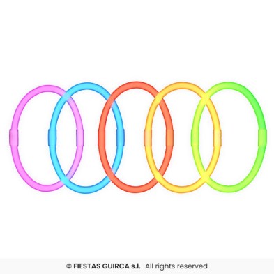 Pulseras luminosas (50 pulseras)