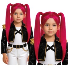Peluca pink charm infantil