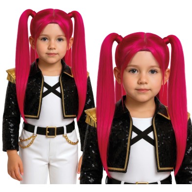 Peluca pink charm infantil