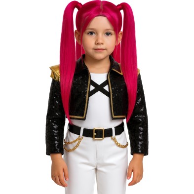 Peluca pink charm infantil