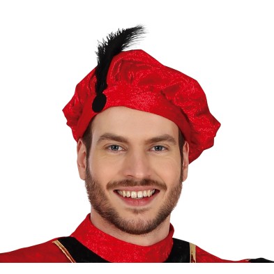 Disfraz de paje rojo