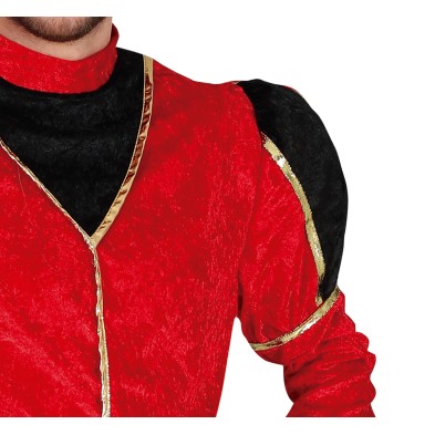 Disfraz de paje rojo