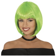 Peluca media melena verde eco